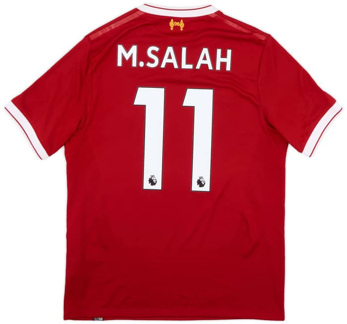 2017-18 Liverpool 125 Years Home Shirt Salah #11 - 5/10 - (S)