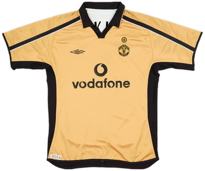 2001-02 Manchester United Centenary Away/Third Shirt Beckham #7 - 6/10 - (L)