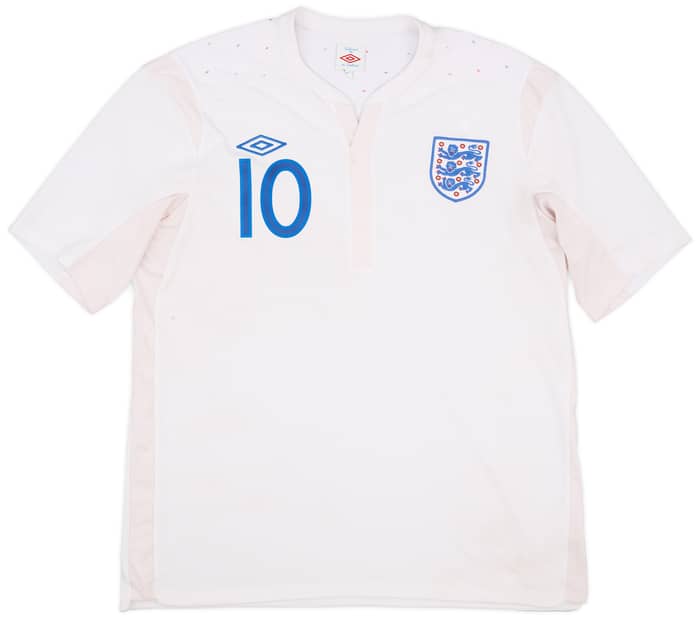 2010-11 England Home Shirt Rooney #10 - 6/10 - (XL)
