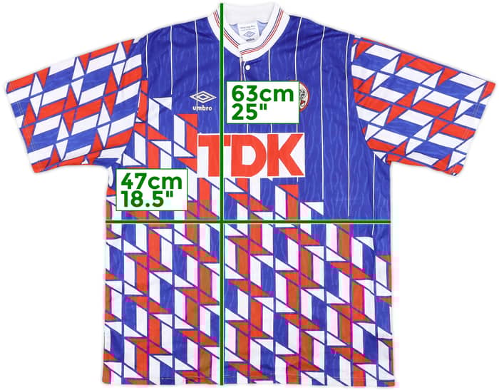 1989-90 Ajax Away Shirt - 7/10 - (L)