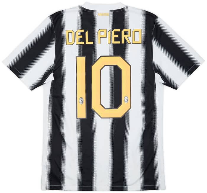 2011-12 Juventus Home Shirt Del Piero #10 - 8/10 - (S)