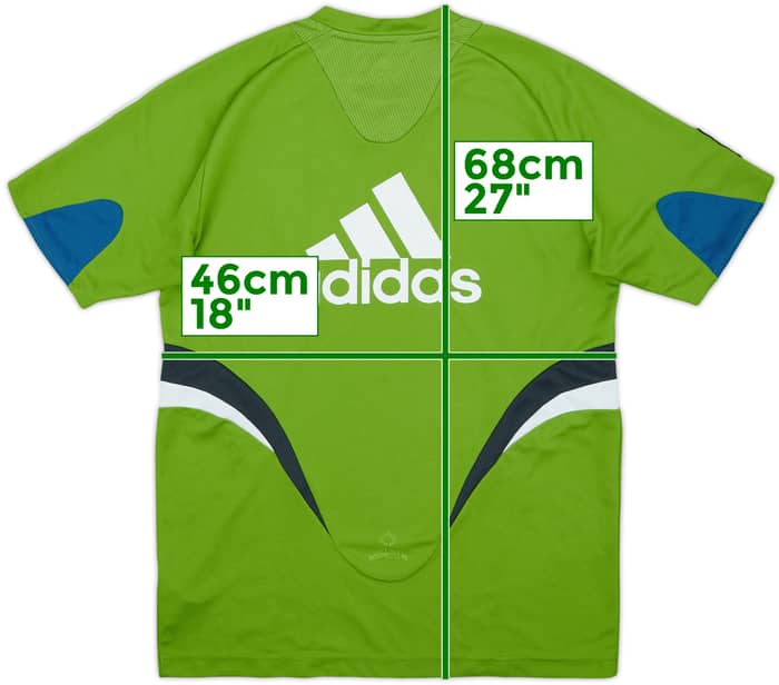 2009 Seattle Sounders adidas Formotion Training Shirt - 9/10 - (S)