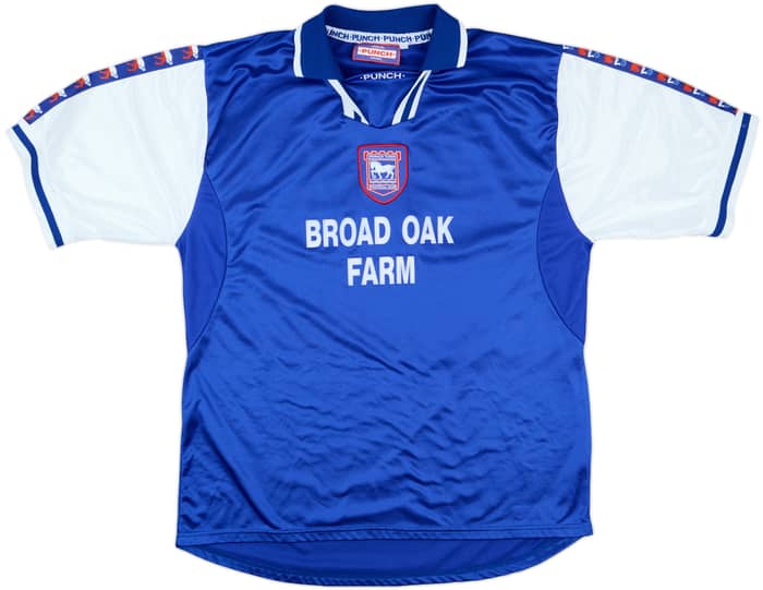 1998-99 Ipswich Town Match Issue Home Shirt #17