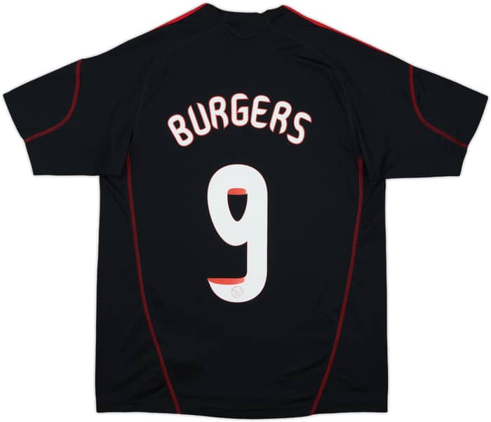2009-10 Ajax Away Shirt Burgers #9 - 7/10 - (XL.Boys)