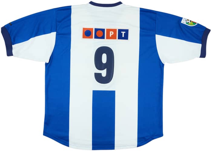 2000-01 Porto Home Shirt #9 - 6/10 - (XXL)