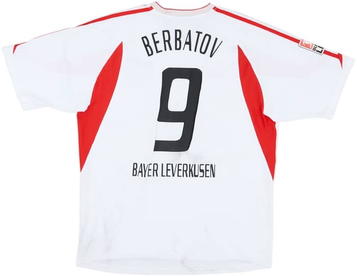2003-05 Bayer Leverkusen Away Shirt Berbatov #9 - 3/10 - (L)