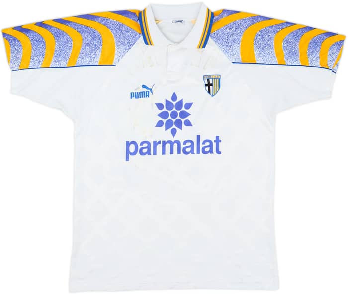 1995-97 Parma Home Shirt Stoichkov #8 - 4/10 - (XL)