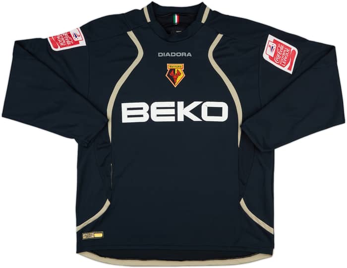 2007-08 Watford Match Issue Squad Signed GK Shirt Lee #16