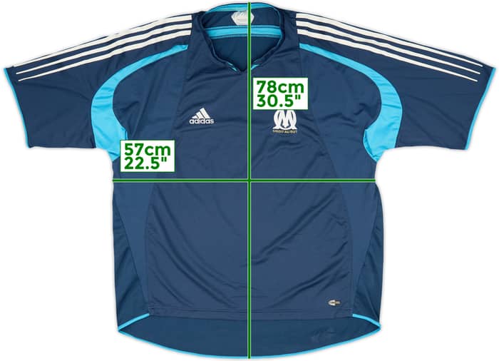 2004-05 Marseille adidas Training Shirt - 8/10 - (XL)