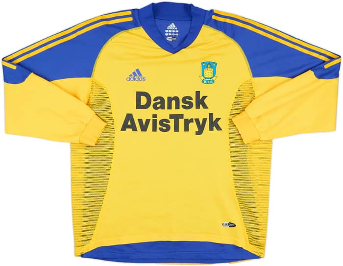 2002-04 Brondby Match Issue Home L/S Shirt #7