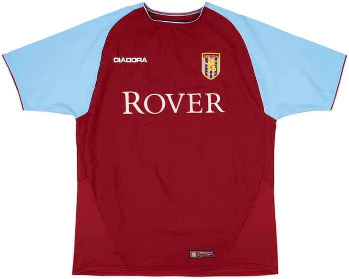2003-04 Aston Villa Home Shirt Angel #18 - 8/10 - (S)