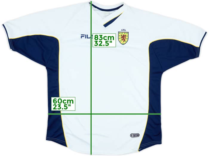 2000-02 Scotland Away Shirt - 8/10 - (XL)