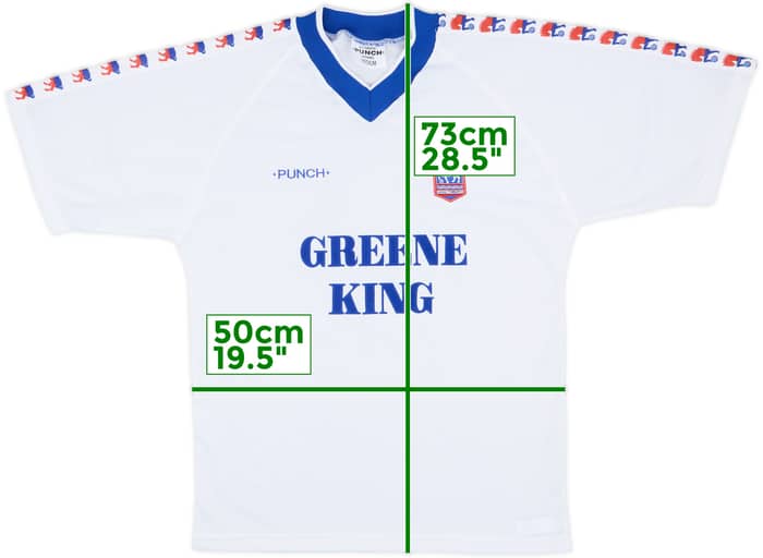 1999-00 Ipswich 'Wembley 2000' Training Shirt - 9/10 - (M)