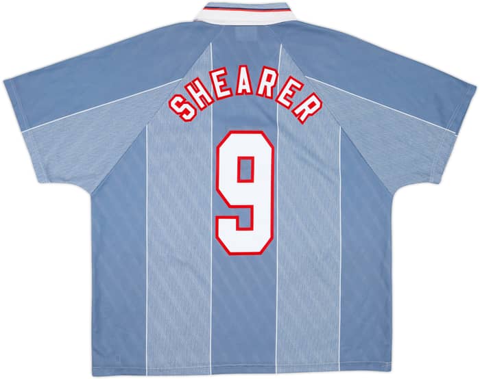 1996-97 England Away Shirt Shearer #9 - 9/10 - (XXL)