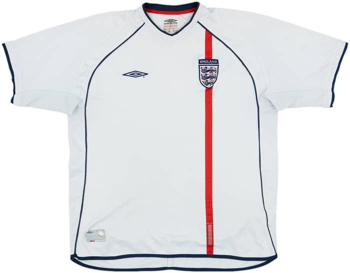 2001-03 England Home Shirt - 4/10 - (XXL)