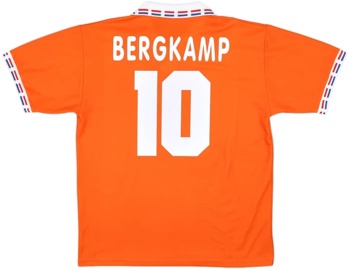 1996 Netherlands Home Shirt Bergkamp #10 - 7/10 - (XL)