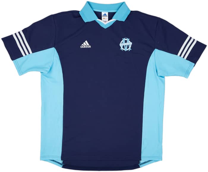 2001-02 Olympique Marseille adidas Training Shirt - 9/10 - (XL)