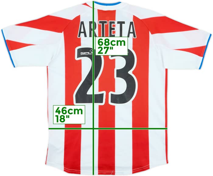 2003-04 Rangers Away Shirt Arteta #23 - 10/10 - (XL.Boys)