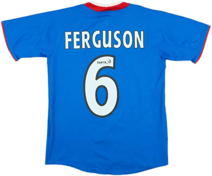 2003-05 Rangers Home Shirt Ferguson #6 - 8/10 - (M.Boys)