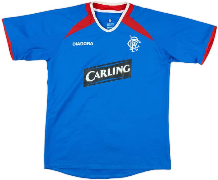 2003-05 Rangers Home Shirt Ferguson #6 - 8/10 - (M.Boys)