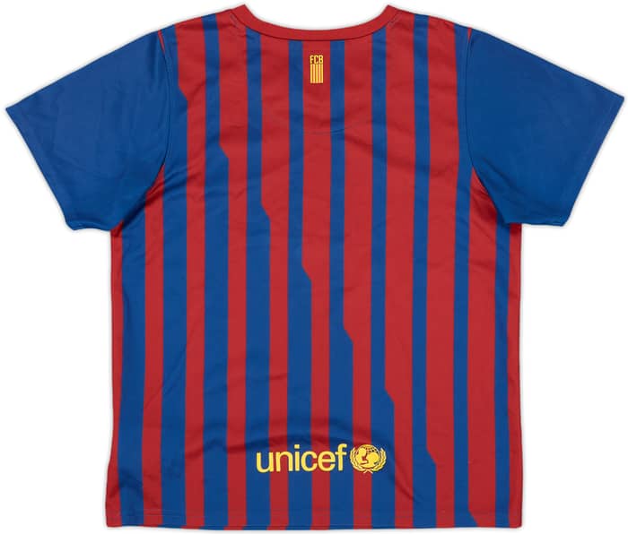 2011-12 Barcelona Home Shirt - 8/10 - (6-7 Years)