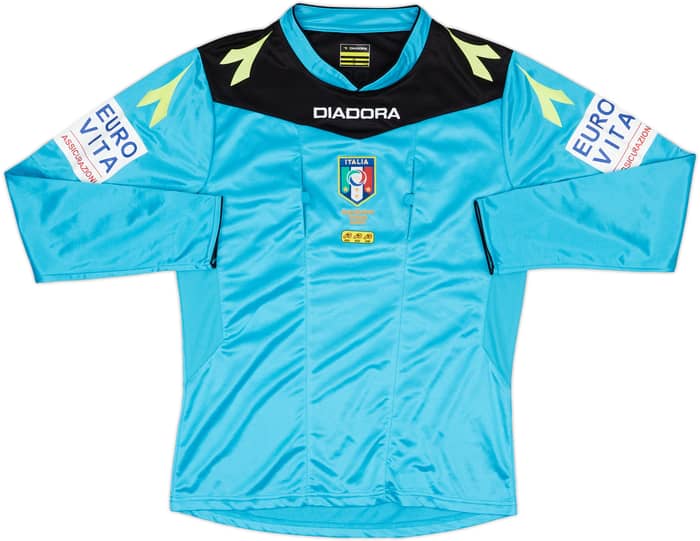 最大15%OFFクーポン L/S Referee Diadora Italy 2014-15 Shirt (S) - 9/10 - ウェア