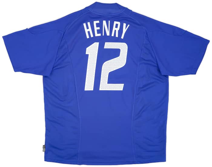 2002-04 France Home Shirt Henry #12 - 6/10 - (XL)