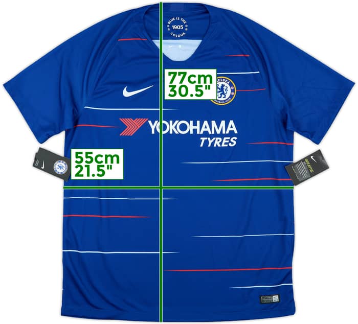 売れ筋がひクリスマスプレゼント！ Home Chelsea 2018-19 Shirt (L) #7 Kante ウェア