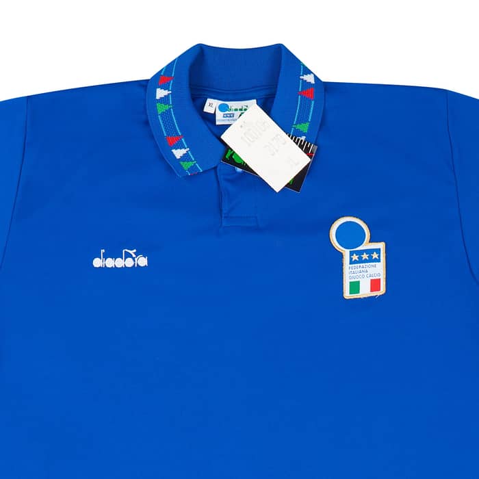 1992-93 Italy Home L/S Shirt XL.Boys