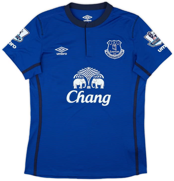 2014-15 Everton Home Shirt Stones #26 - 8/10 - (S)