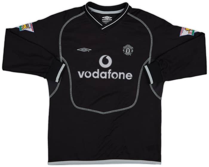 2000-02 Manchester United GK Shirt Barthez #1 - 8/10 - (L.Boys)