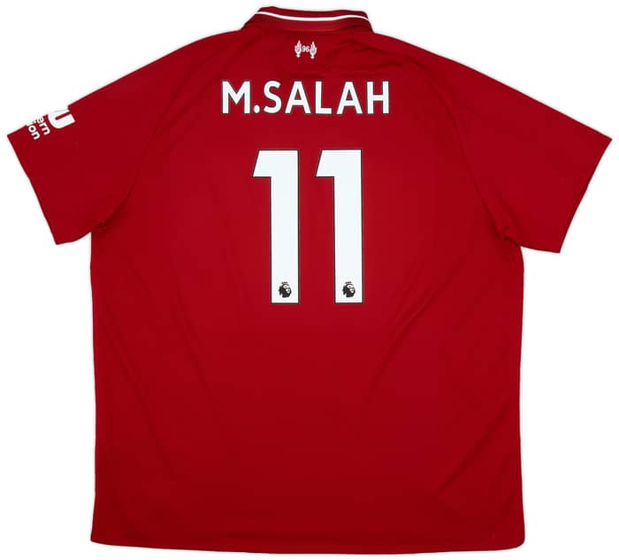 2018-19 Liverpool Home Shirt Salah #11 - 6/10 - (XXL)