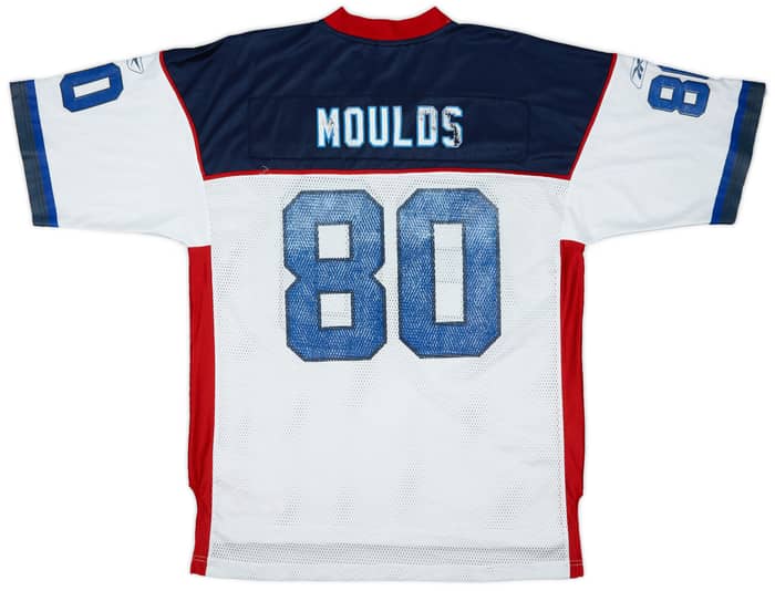 2002-04 Buffalo Bills Moulds #80 Reebok On Field Away Jersey - 5/10 - (L)