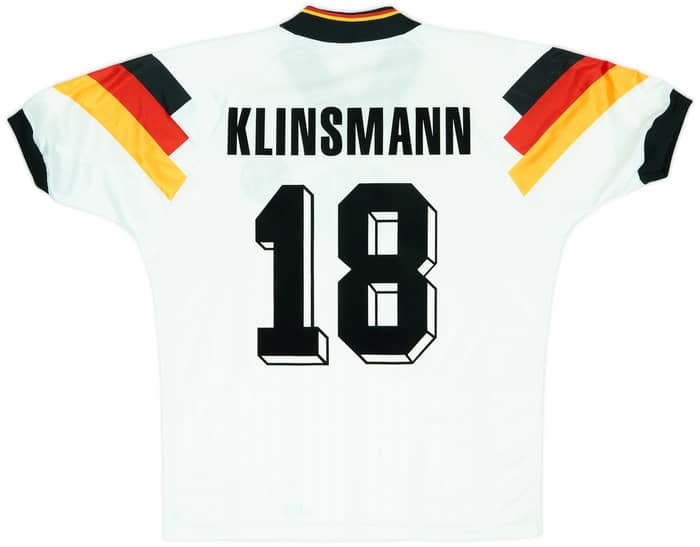 1992-94 Germany Home Shirt Klinsmann #18 - 8/10 - (M)