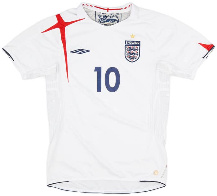 2005-07 England Home Shirt Owen #10 - 7/10 - (S)