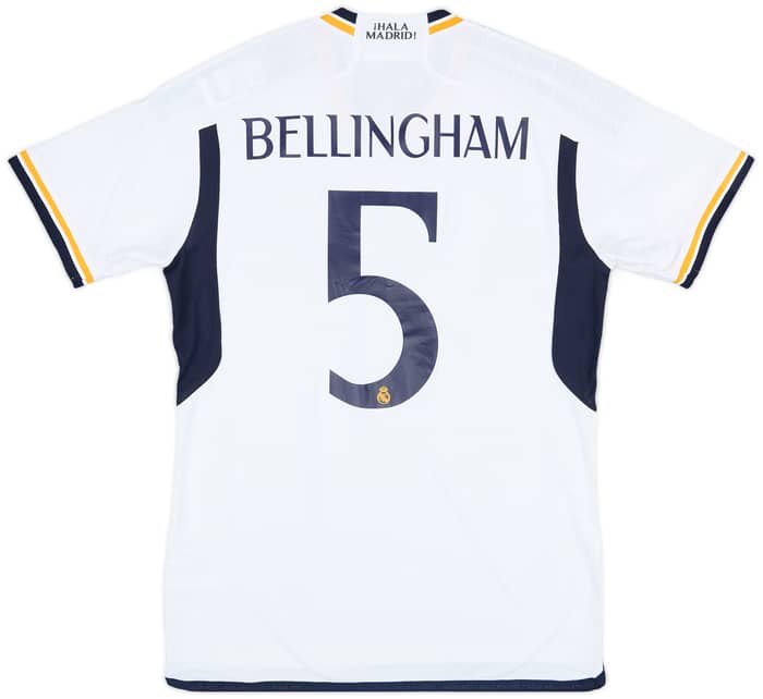 2023-24 Real Madrid Authentic Home CL Shirt Bellingham #5