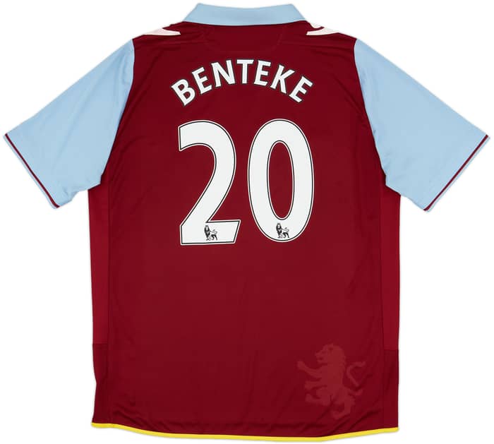 2012-13 Aston Villa Home Shirt Benteke #20 - 6/10 - (XL)