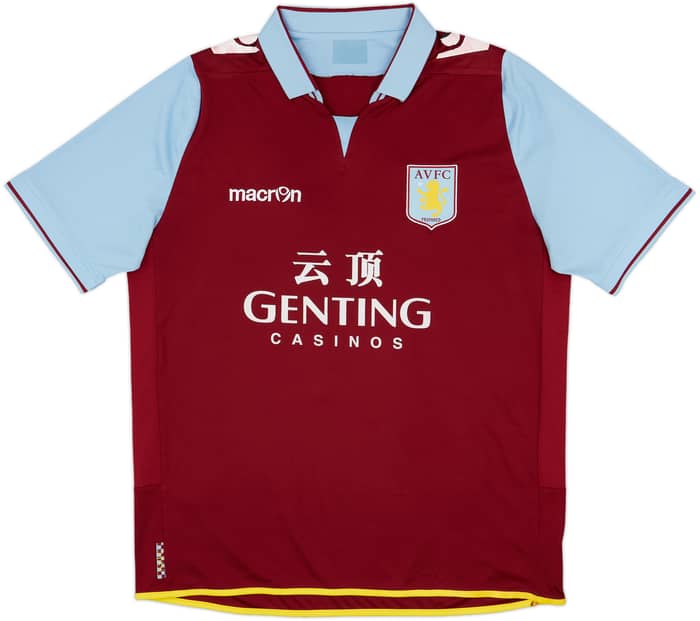 2012-13 Aston Villa Home Shirt Benteke #20 - 6/10 - (XL)