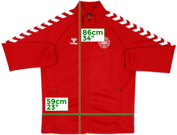 2020-21 Denmark Hummel Track Jacket - 8/10 - (XXL)