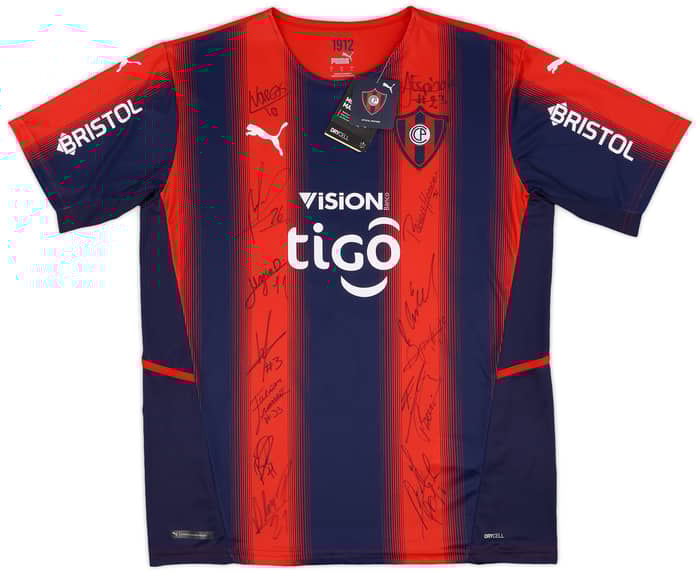 2022 Cerro Porteno Signed Home Shirt Moreno Martins #9 (L)