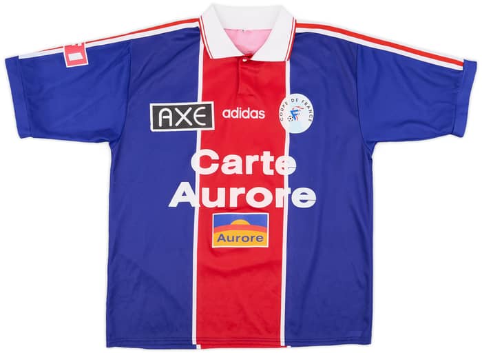 1996-98 Coupe de France Shirt #8 - 8/10 - (XL)