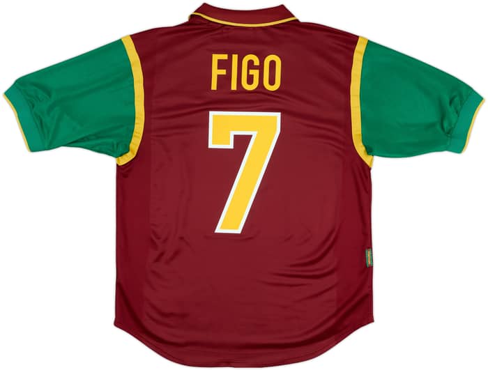 1999-00 Portugal Home Shirt Figo #7 - 7/10 - (M)