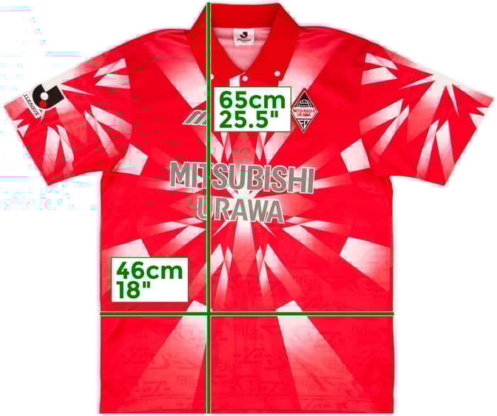 1996 Urawa Red Diamonds Home Shirt - 9/10 - (L)