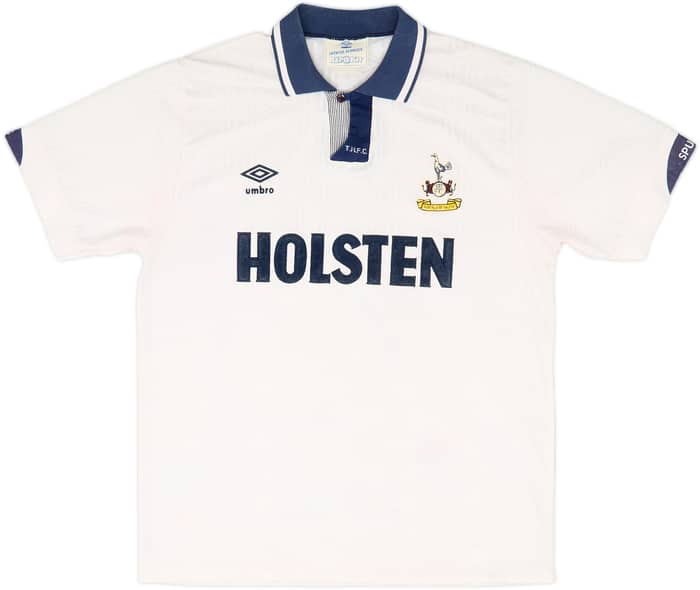 1991-93 Tottenham Home Shirt - 5/10 - (L)