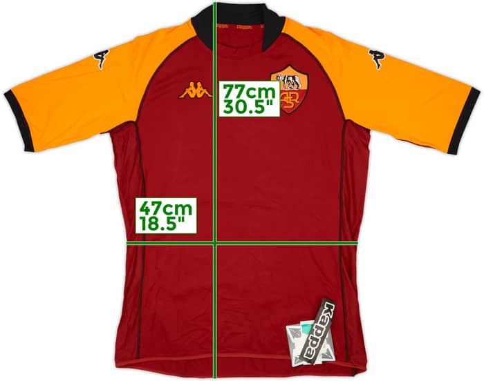 2002-03 Roma CL Home Shirt (XL)