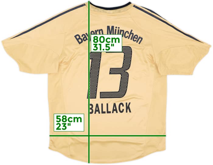 2004-05 Bayern Munich Away Shirt Ballack #13 - 8/10 - (L)