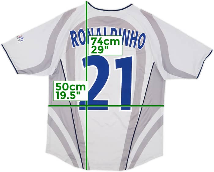2001-02 Paris Saint-Germain Away Shirt Ronaldinho #21 - 6/10 - (S)