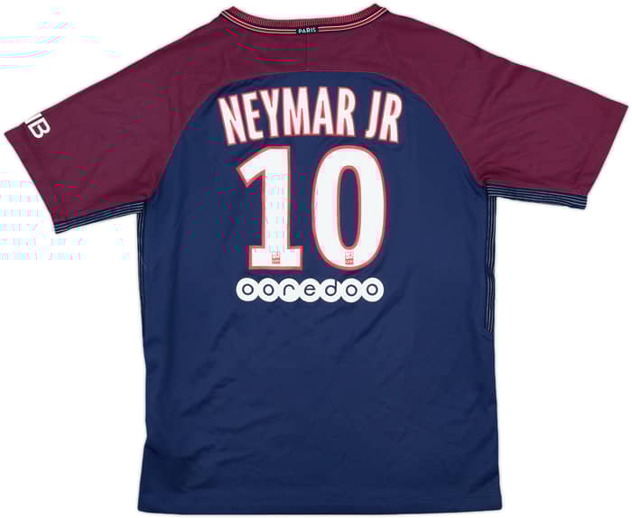 2017-18 Paris Saint-Germain Home Shirt Neymar Jr #10 - 8/10 - (XL.Boys)