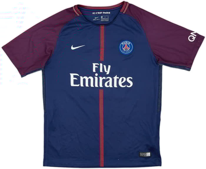 2017-18 Paris Saint-Germain Home Shirt Neymar Jr #10 - 8/10 - (XL.Boys)