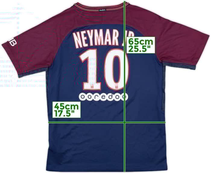 2017-18 Paris Saint-Germain Home Shirt Neymar Jr #10 - 8/10 - (XL.Boys)